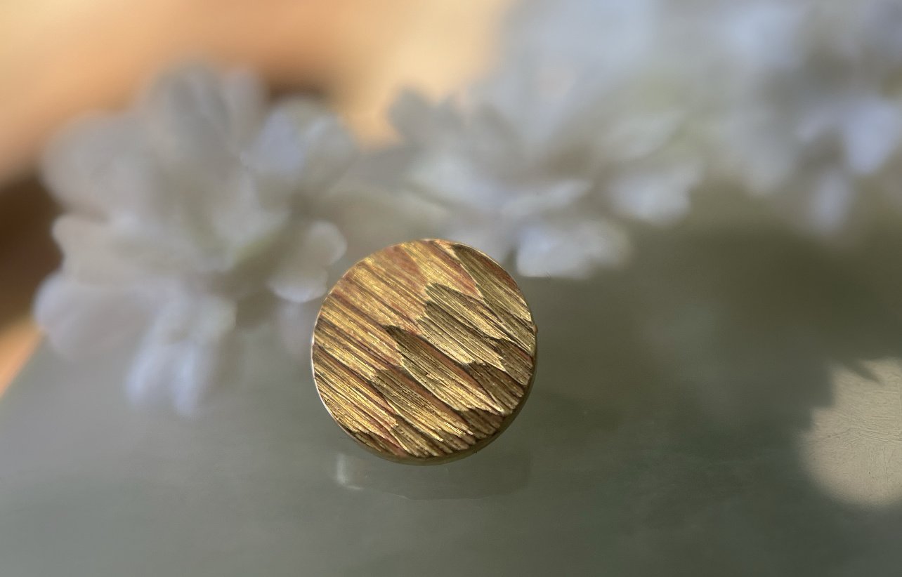 12/14g Chisel Cut Disc threaded end by Alchemy Adornment