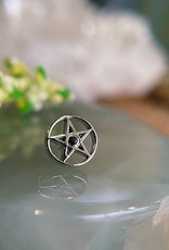 Pentagram with Black CZ by BVLA