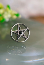 Pentagram with Black CZ by BVLA