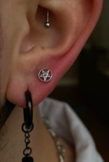 Pentagram with Black CZ by BVLA