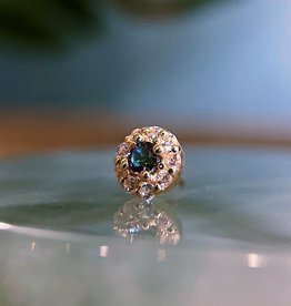 Mini Altura | CZ & Mystic Topaz | Yellow Gold