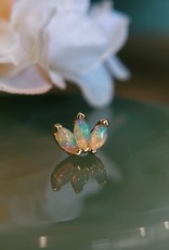 Marquise Fan with White Opal by BVLA