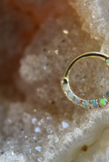 16g 5/16 "Eternity" Clicker with White Opal by Maria Tash