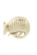 "Let's Roll" Armadillo threadless end by Buddha Jewelry Organics