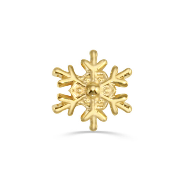 Norvoch "Petite Snowflake" threadless end by Norvoch Jewelry