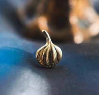 junipurr jewelry Solid Gold "Garlic" by Junipurr Jewelry