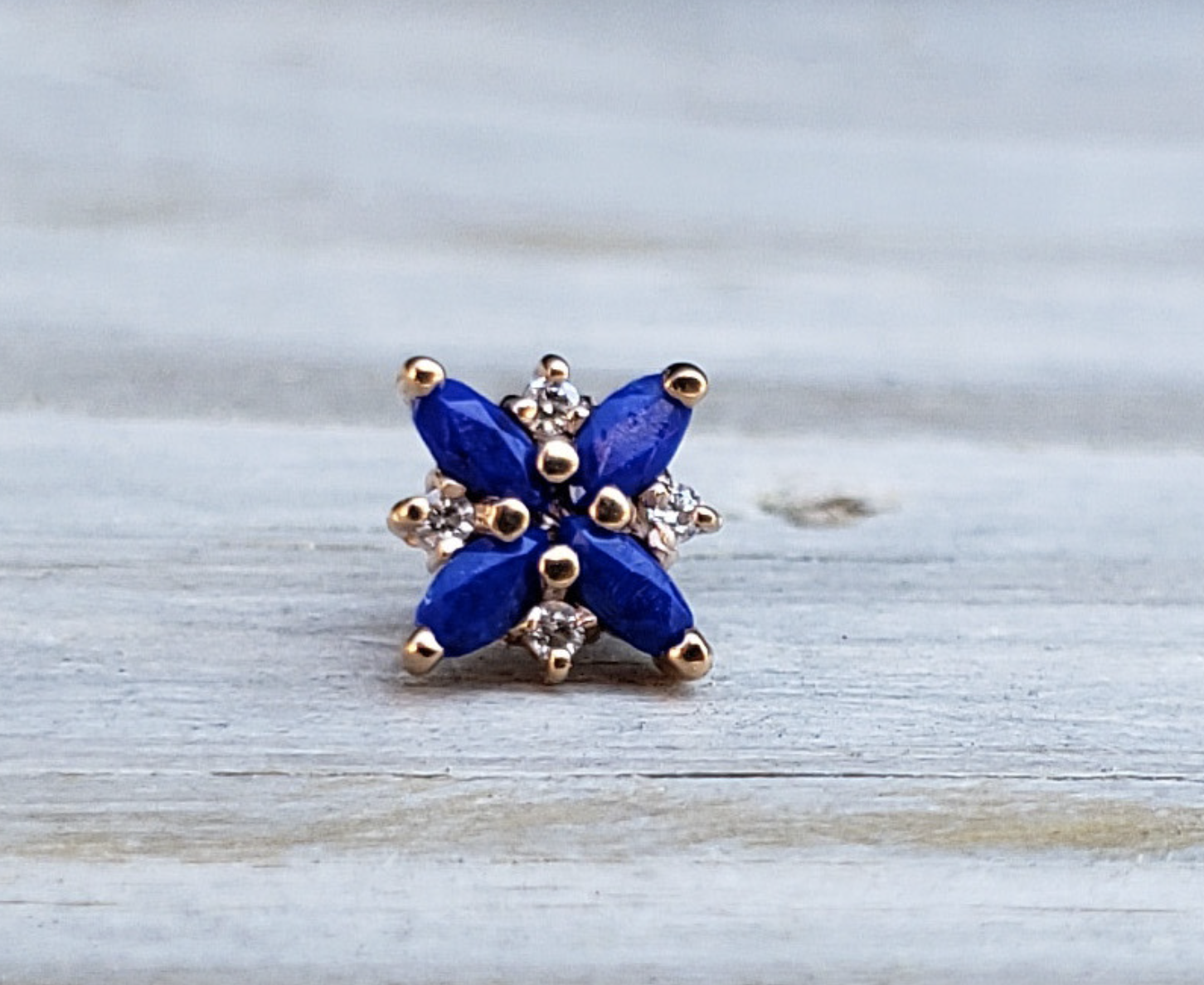 Mini Pleades with Lapis & CZ  by BVLA