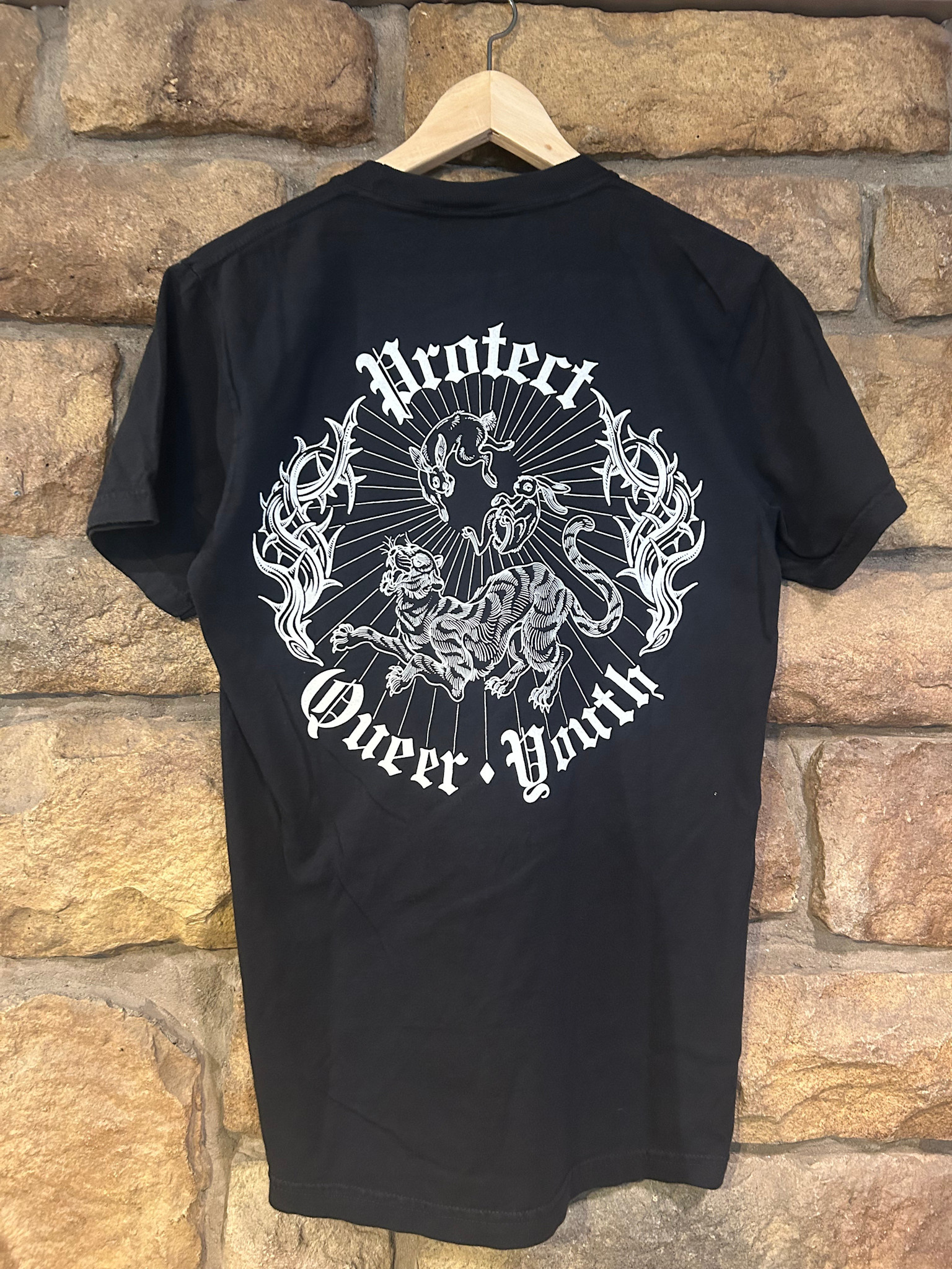 Tiger / Rabbit 'protect queer youth' T-shirt ( tee )