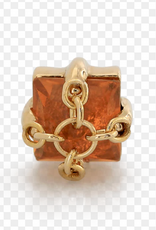 Pupil Hall "How Dare You" threadless end with Labradorite by Pupil Hall