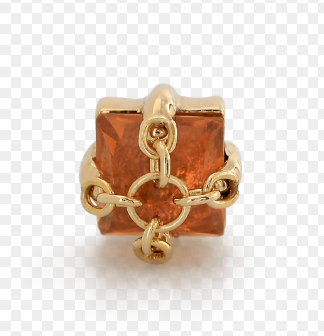 Pupil Hall "How Dare You" threadless end with Labradorite by Pupil Hall