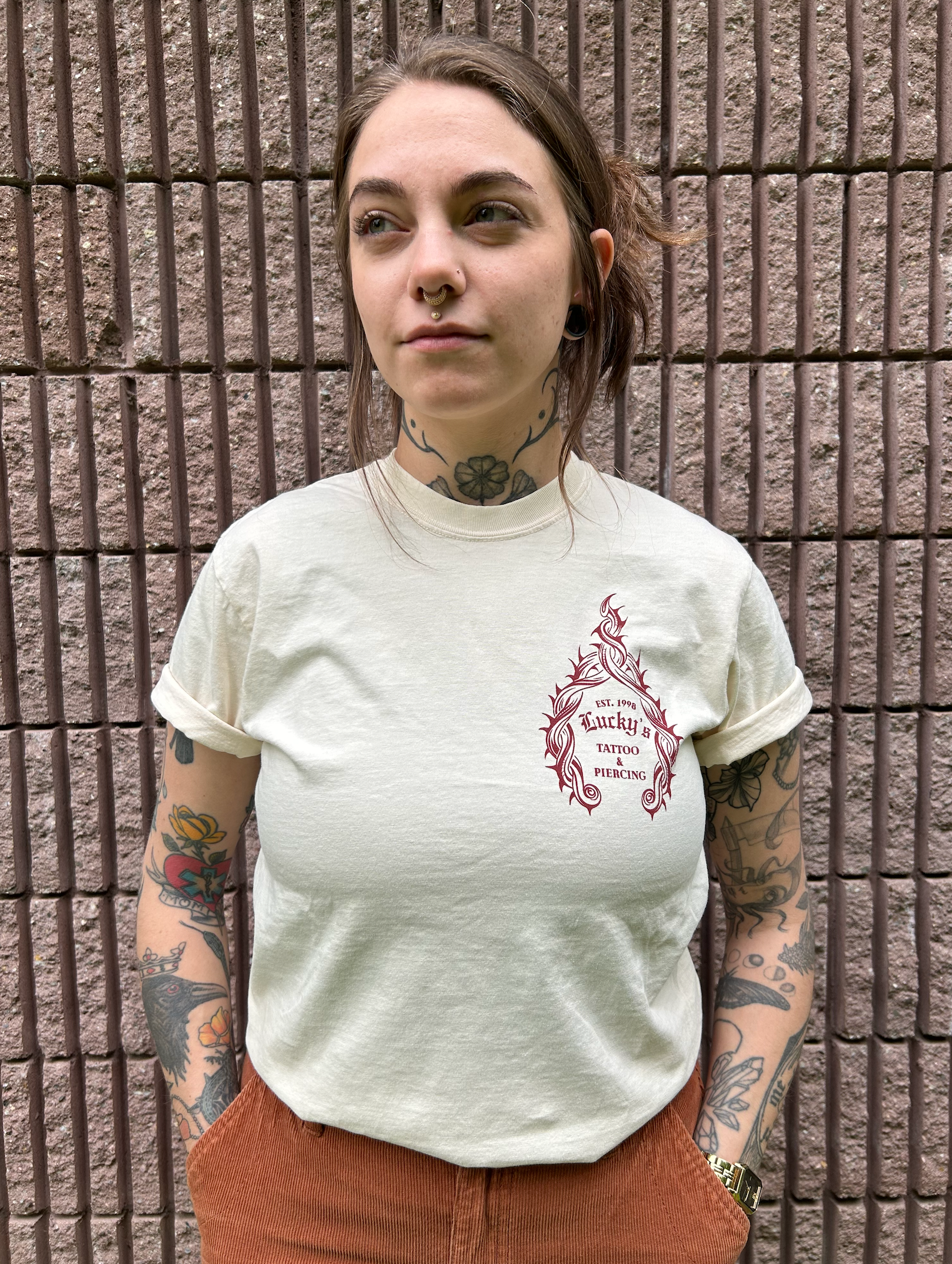 Protect Queer Youth' T-shirt ( Black/White or Cream/Red)