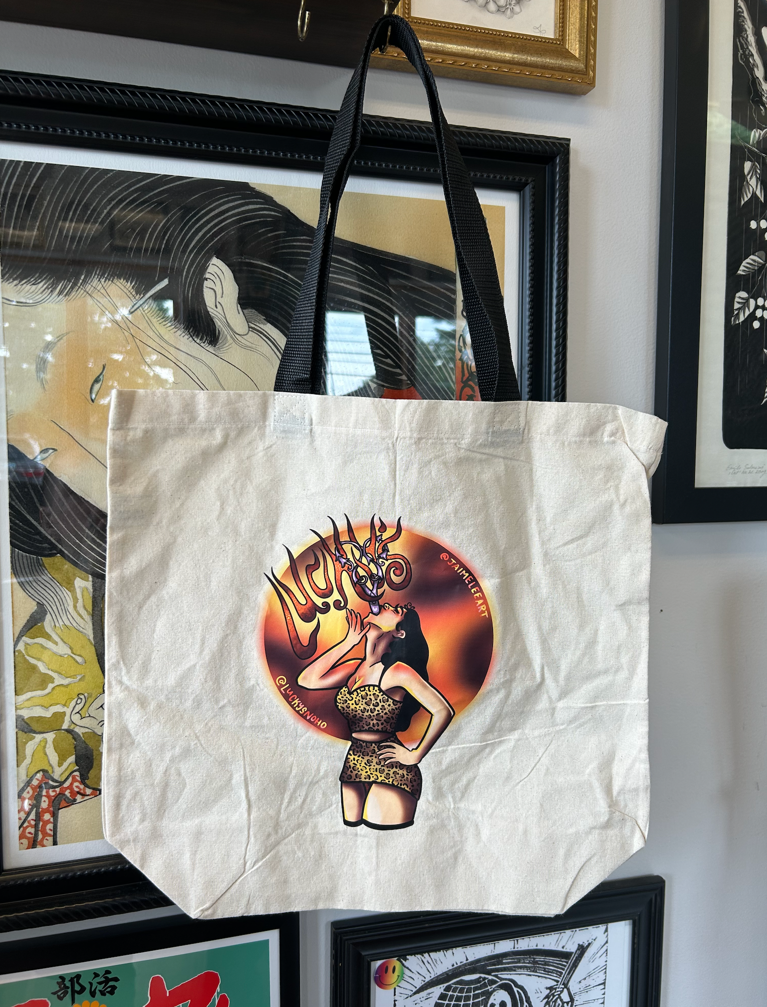Fire Breather Tote Bag