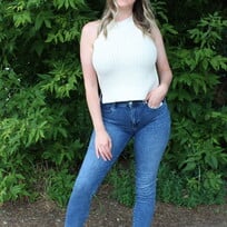 Mavi Kathleen Mid Feather Blue