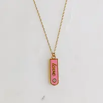 Love Bar Necklace