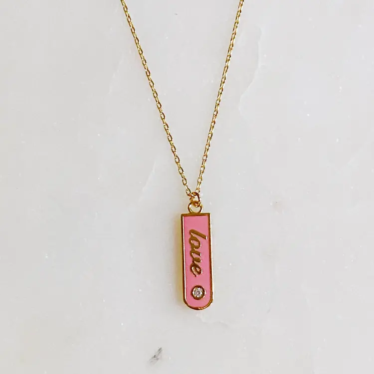 Love Bar Necklace