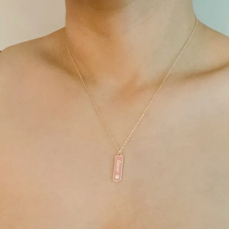 Love Bar Necklace