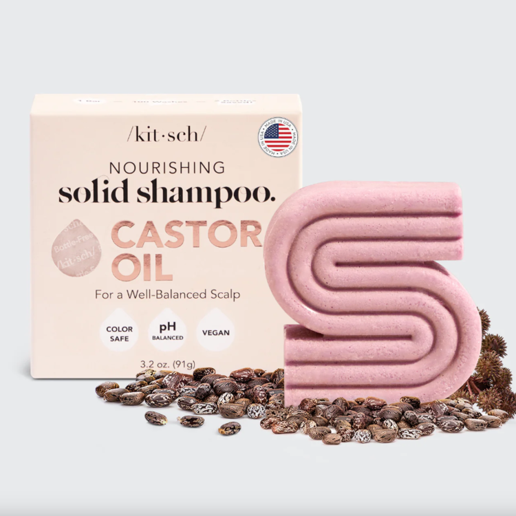 Kitsch Castor Oil Shampoo Bar