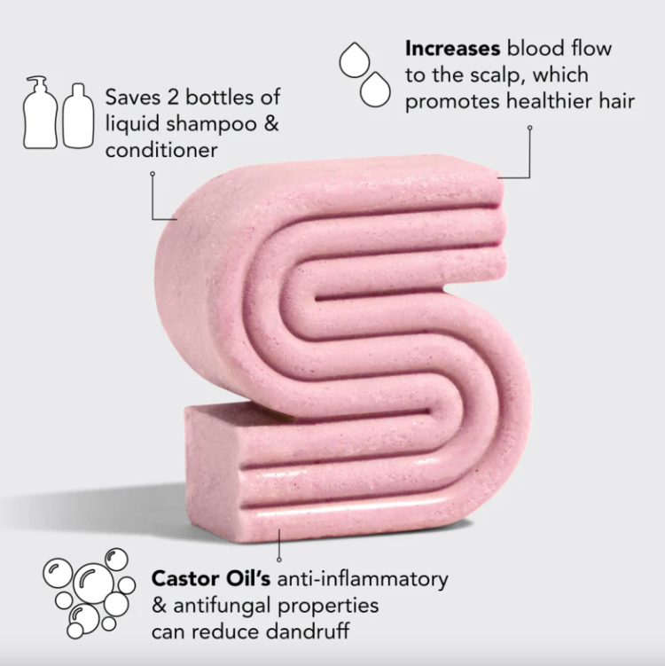 Kitsch Castor Oil Shampoo Bar