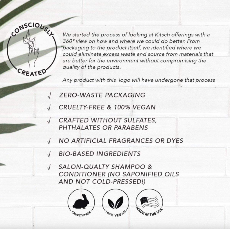 Kitsch Castor Oil Shampoo Bar