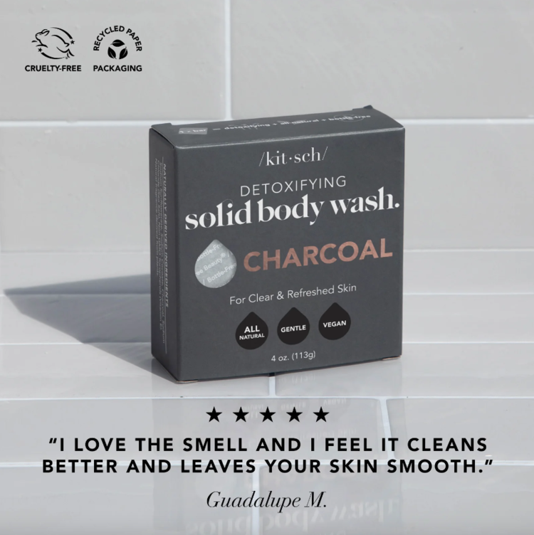 Kitsch Charcoal Bodywash Bar