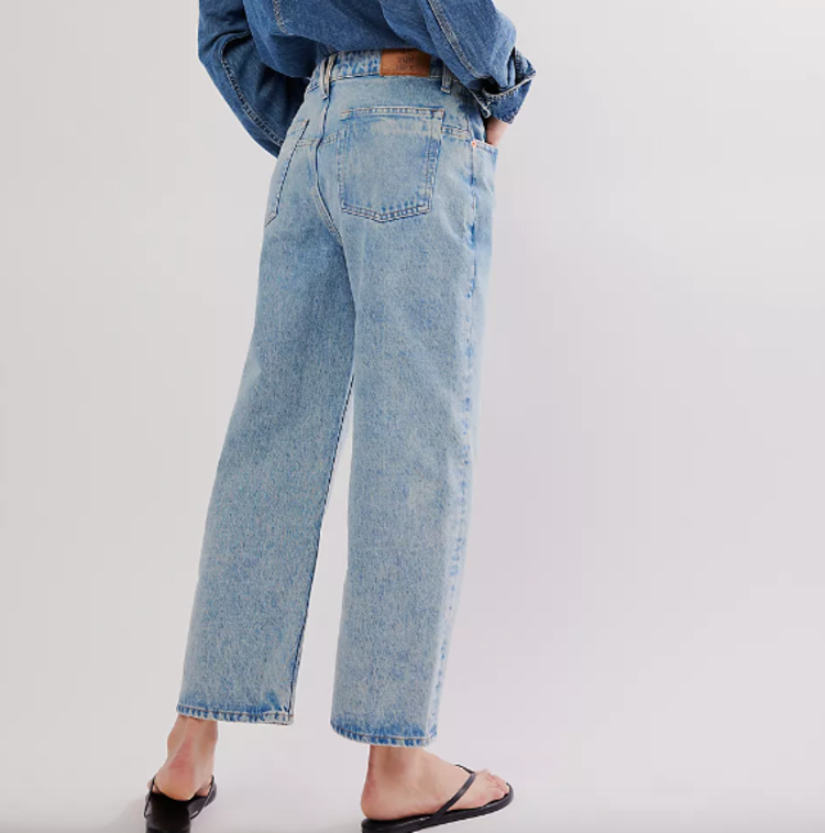 Free People Deep Trance BF Jean