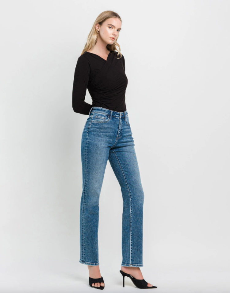 Flying Monkey High Straight Jeans