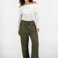 C'est Moi Olive Comfy Pants