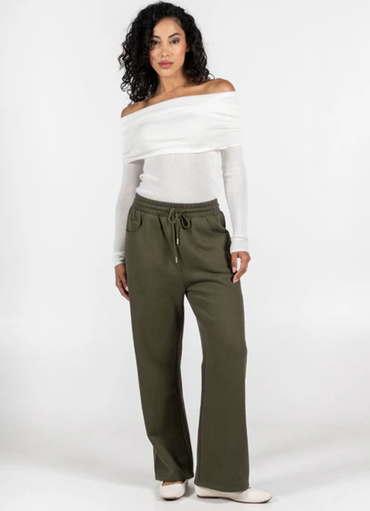 C'est Moi Olive Comfy Pants