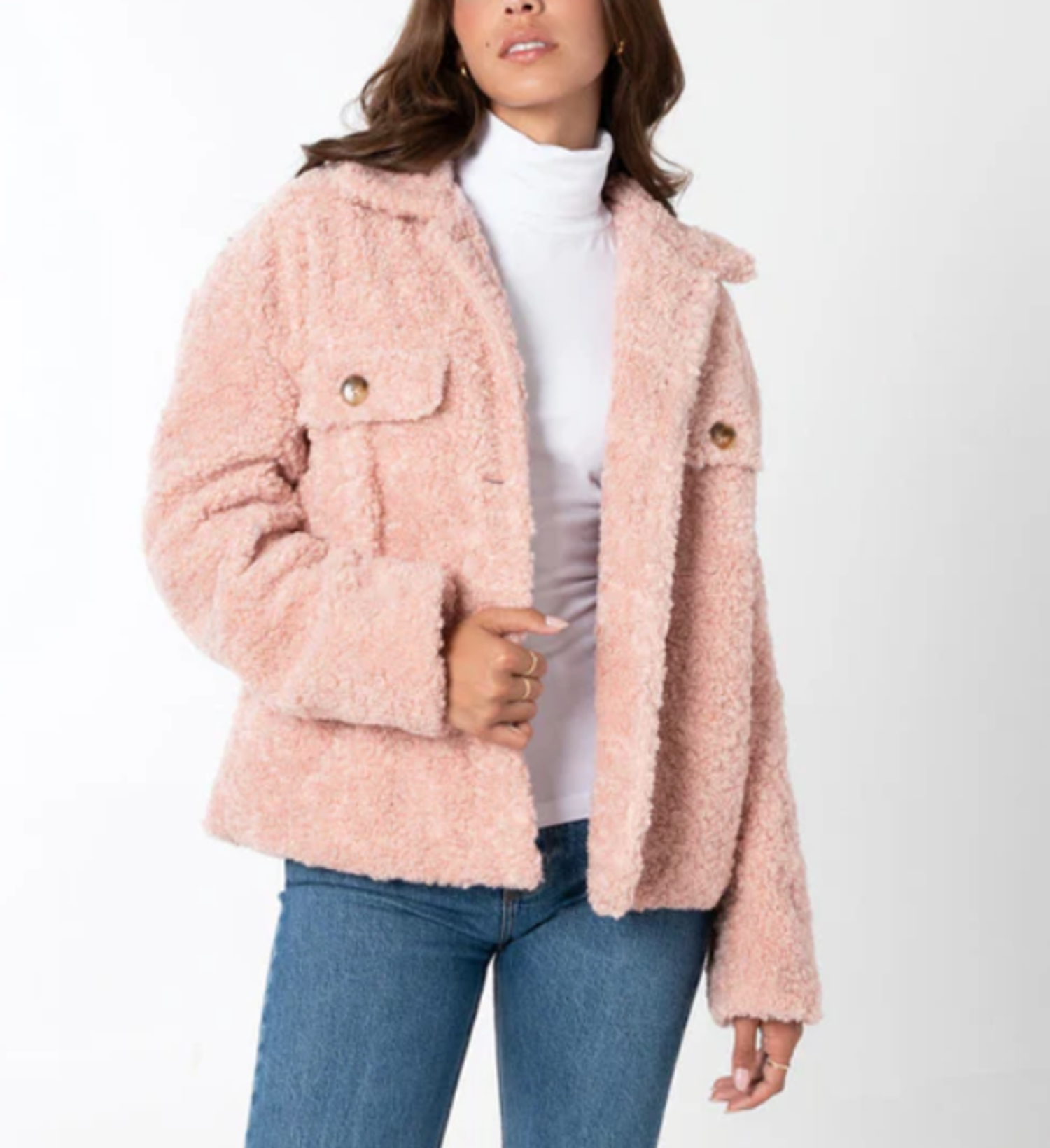 Pink Teddy Jacket Clothz