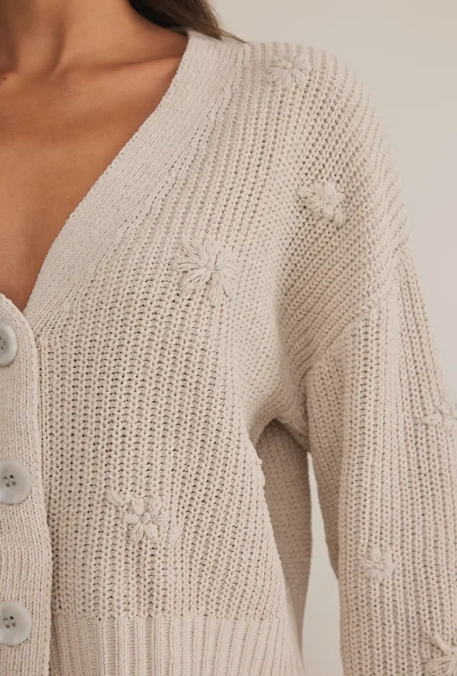 Cotton Boucle Cardigan | EILEEN FISHER