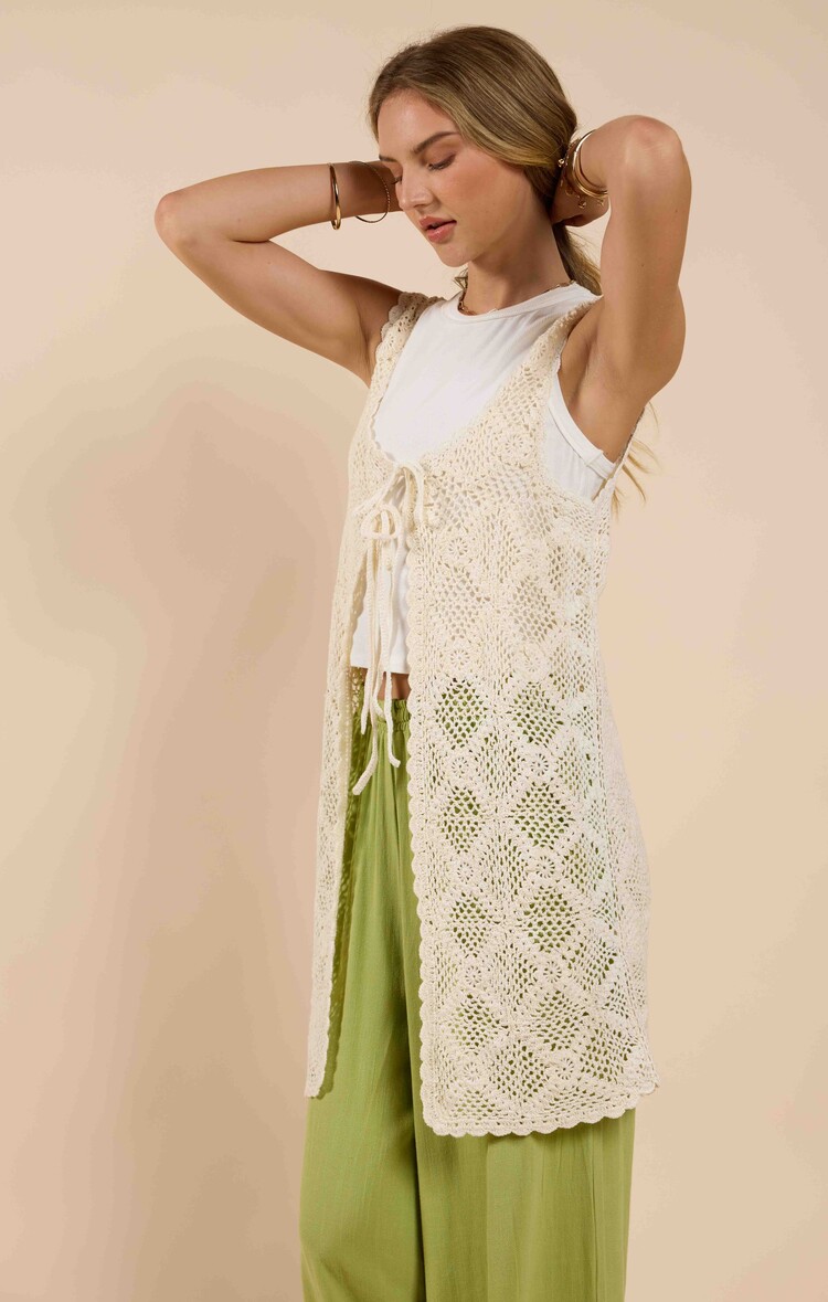 Sadie & Sage Crochet Vest
