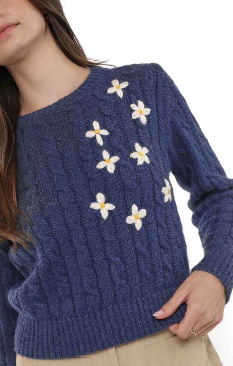 Sadie & Sage Lulu Daisy Sweater
