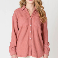 Room 34 Thermal  Button Up