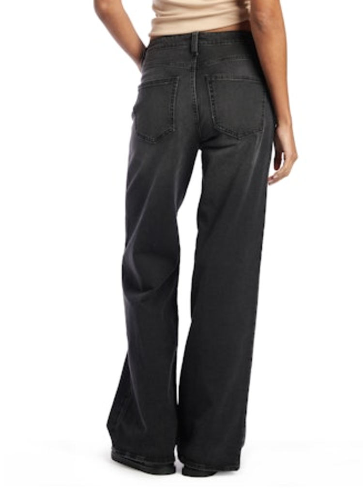 Guess Washed Black Wide Leg