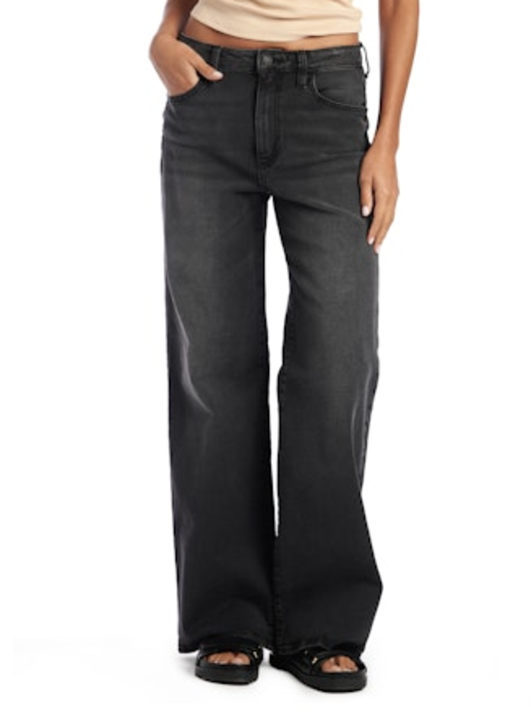 Guess Washed Black Wide Leg