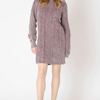 Dex Cable Plum Sweater Dress