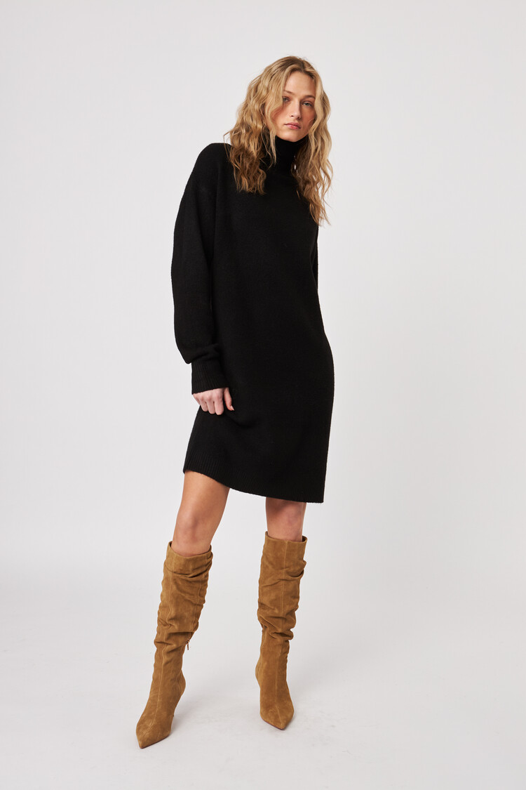 John + Jenn Kyler Sweater Dress Black