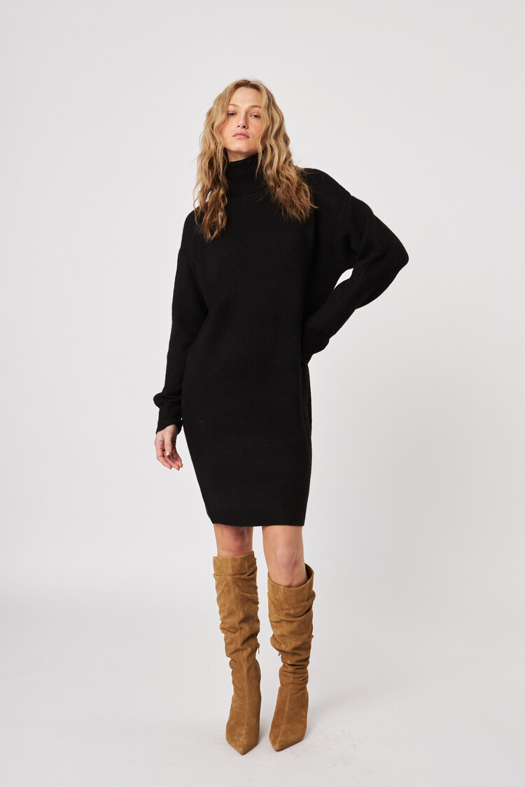 John + Jenn Kyler Sweater Dress Black