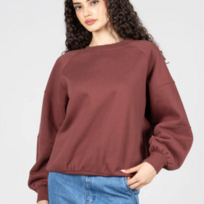C'est Moi Oversized Crew Sweatshirt