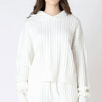 Dex Snow Cable Sweater