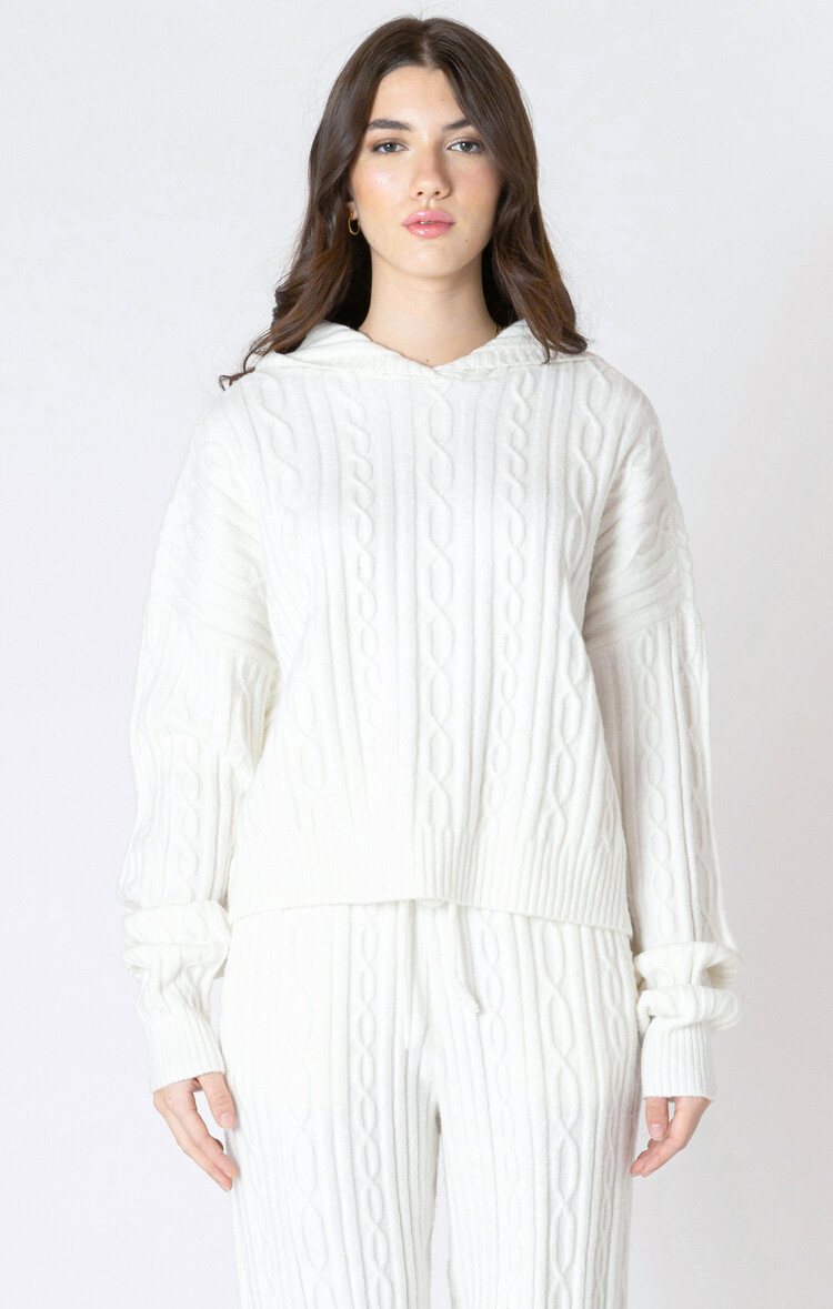 Dex Snow Cable Sweater