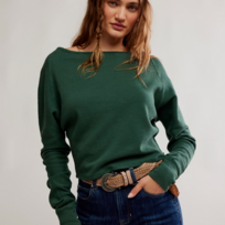 Free People Jess Longsleeve Seamoss