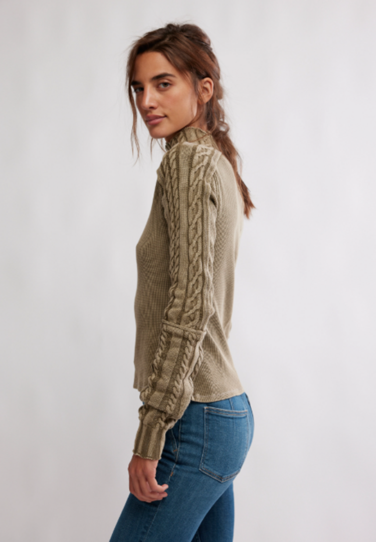 Free People Breezy Swit Fossil