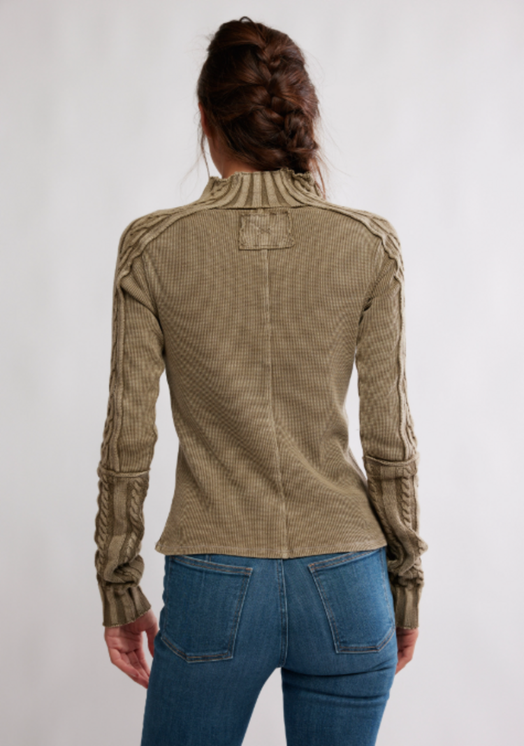 Free People Breezy Swit Fossil