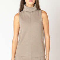 Black Tape Almond Sleeveless Top