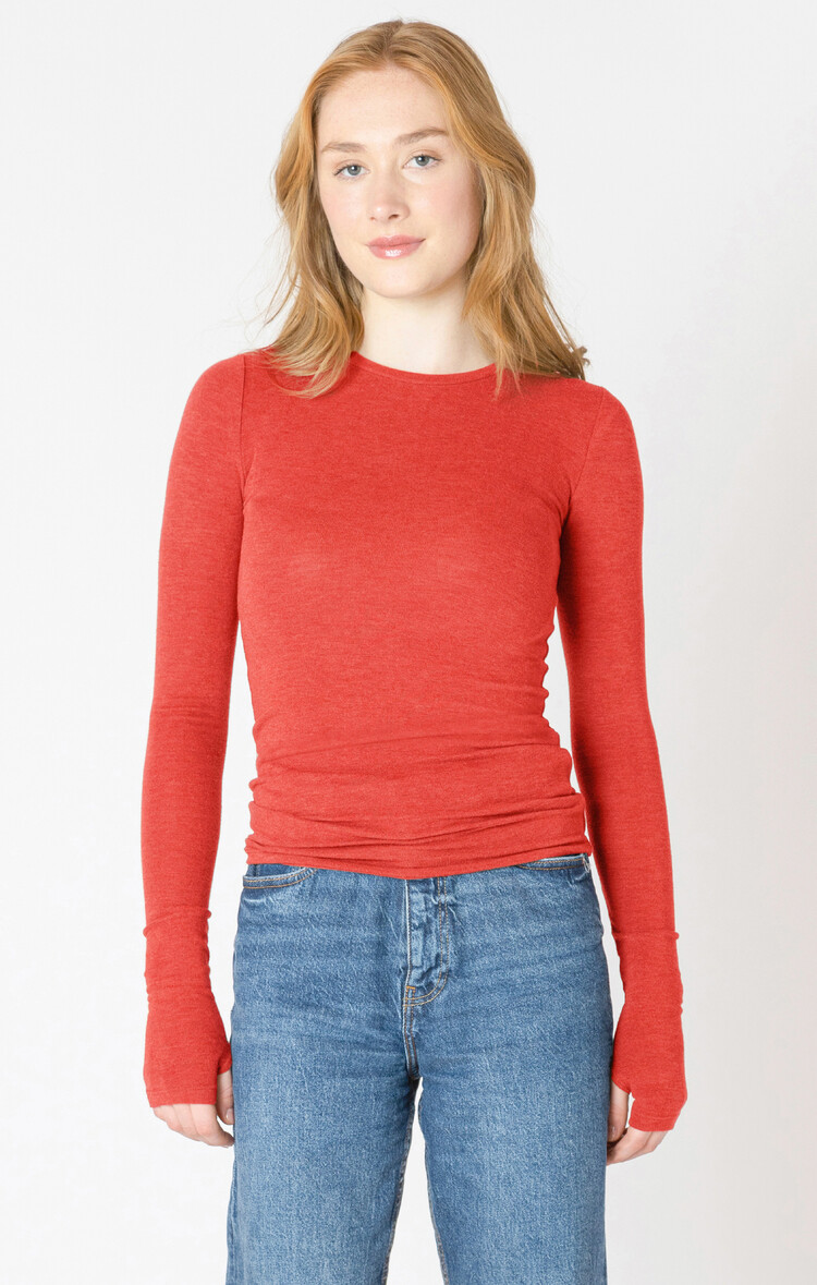 Dex Red Crew Longsleeve