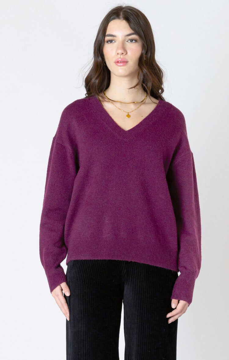 Dex Plum Sweater