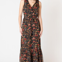 Black Tape Bloom Maxi Dress