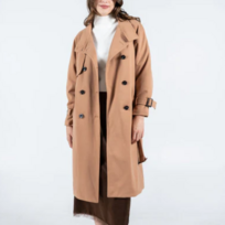 C'est Moi Camel Trench Coat