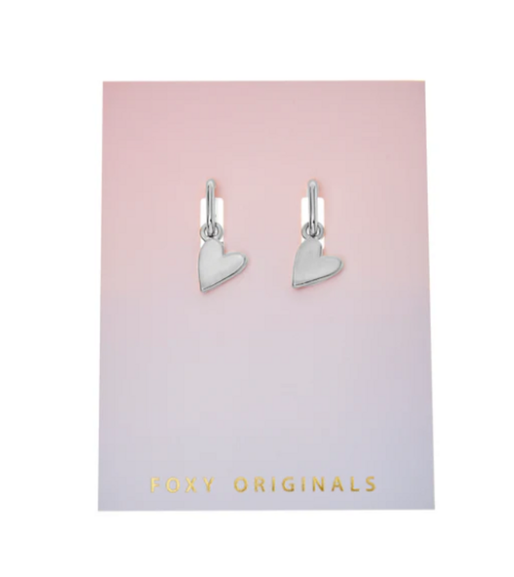 Foxy Rosie Huggie Silver